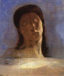 Odilon Redon With Closed Eyes oil painting picture